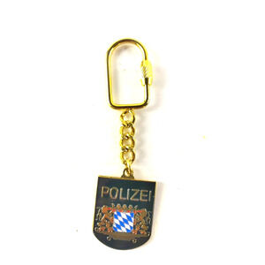 Polizei Police Keychain Lions Shield